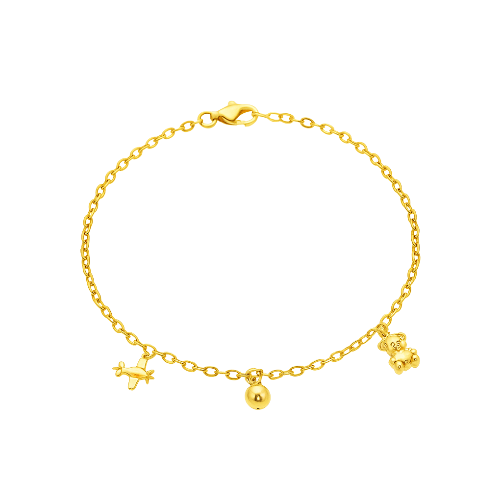 Charming Baby Anklet – Golden Whispers of Joy
