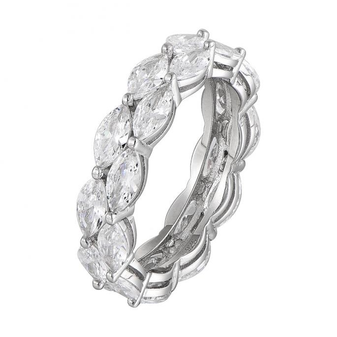 “Eternal Radiance” Marquise Diamond Eternity Band