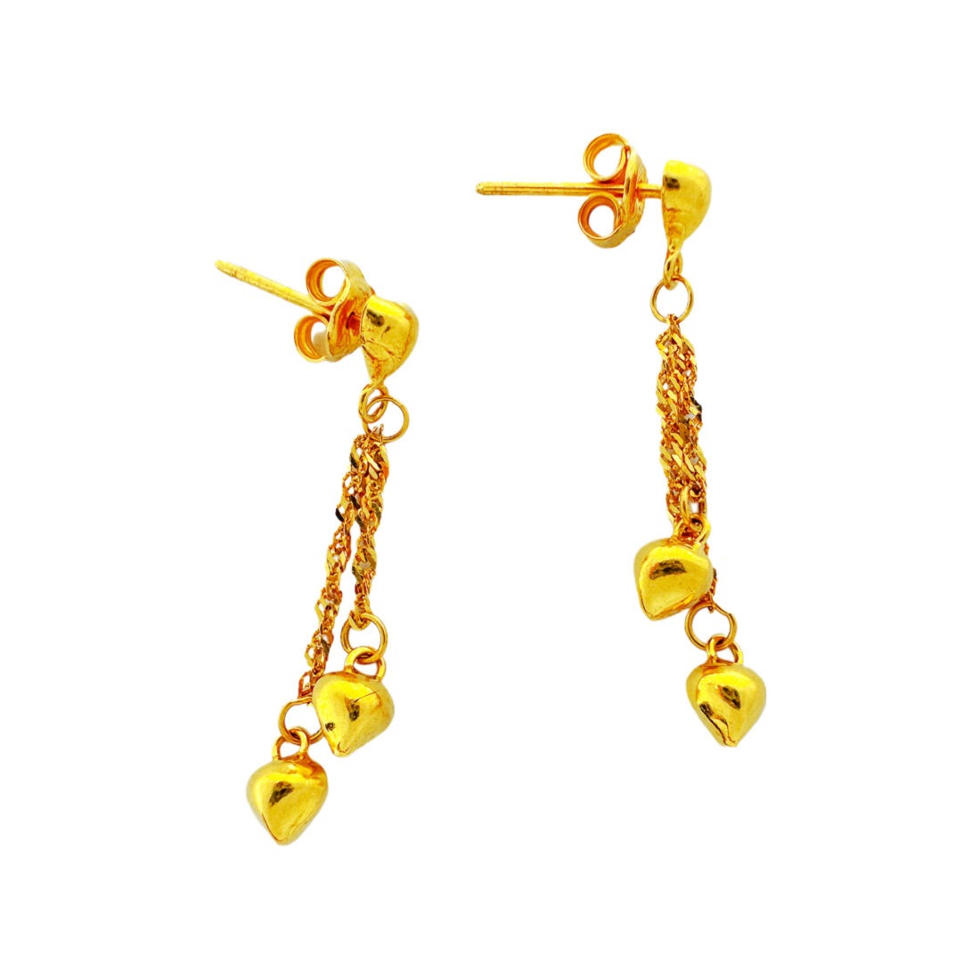 Hang 2 Heart Earrings