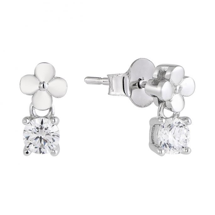 “Petite Bloom” Diamond Earrings