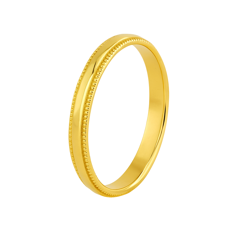 Precious Detail Gold Ring: Timeless Perfection