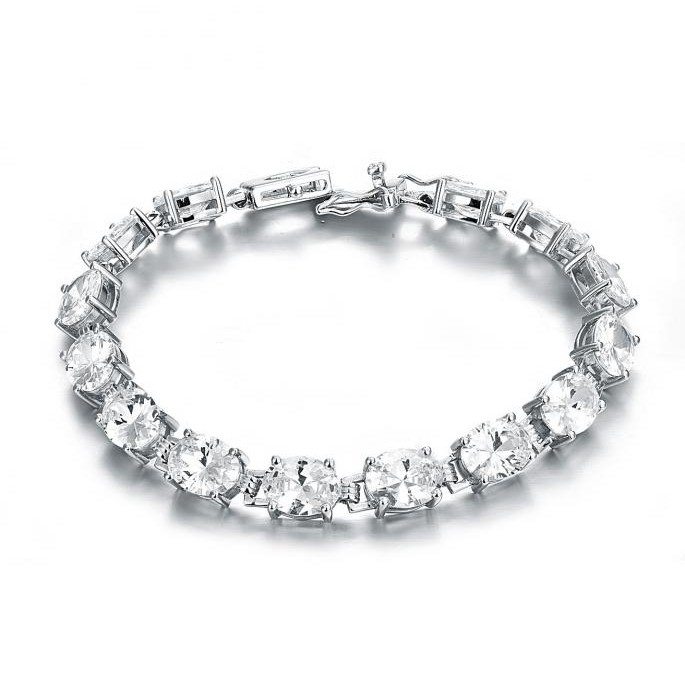 Round-Cut Tennis Bracelet