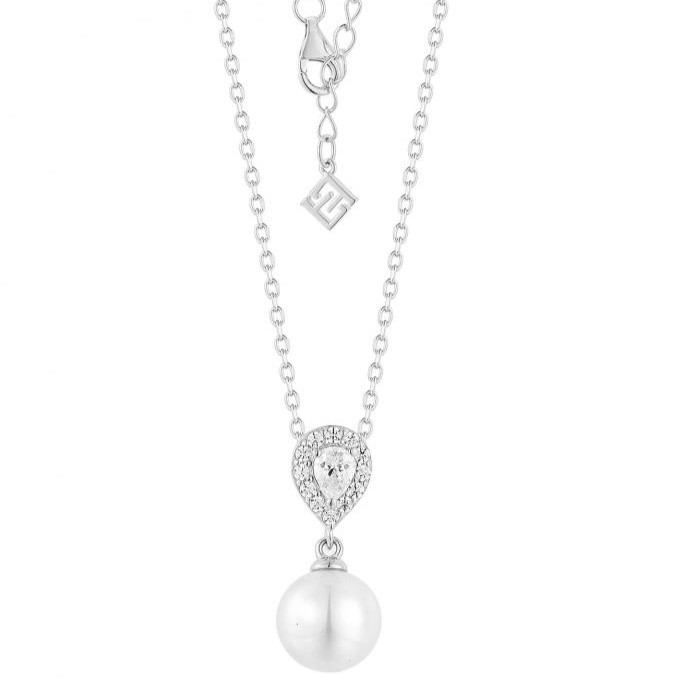 Teardrop Pearl Embrace Pendant