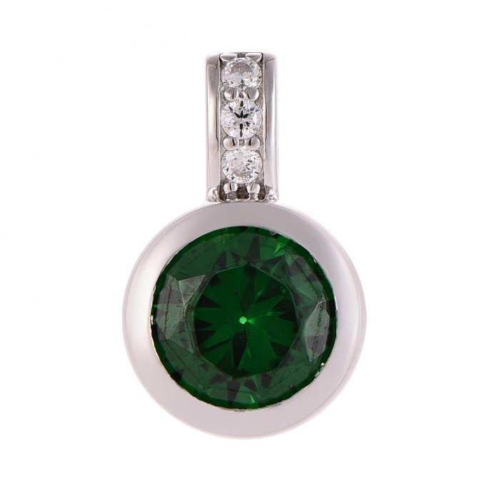 “Verdant Whisper” Emerald Pendant
